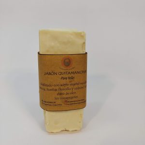 Jabón quitamanchas natural